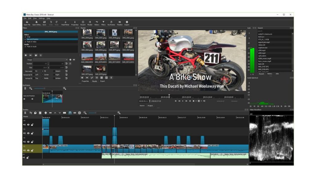 Shotcut is an easy-to-use free video tool