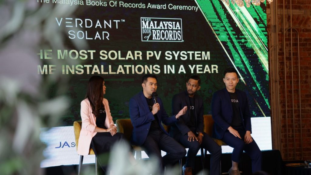 The press conference for the Verdant Solar event