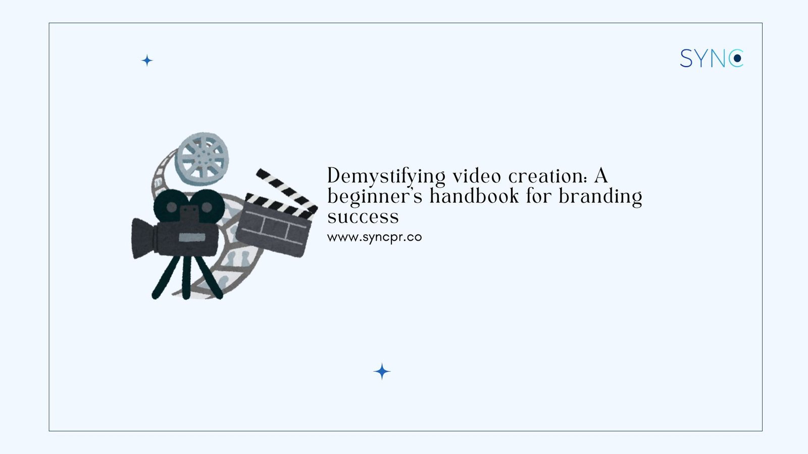 video creation for PR