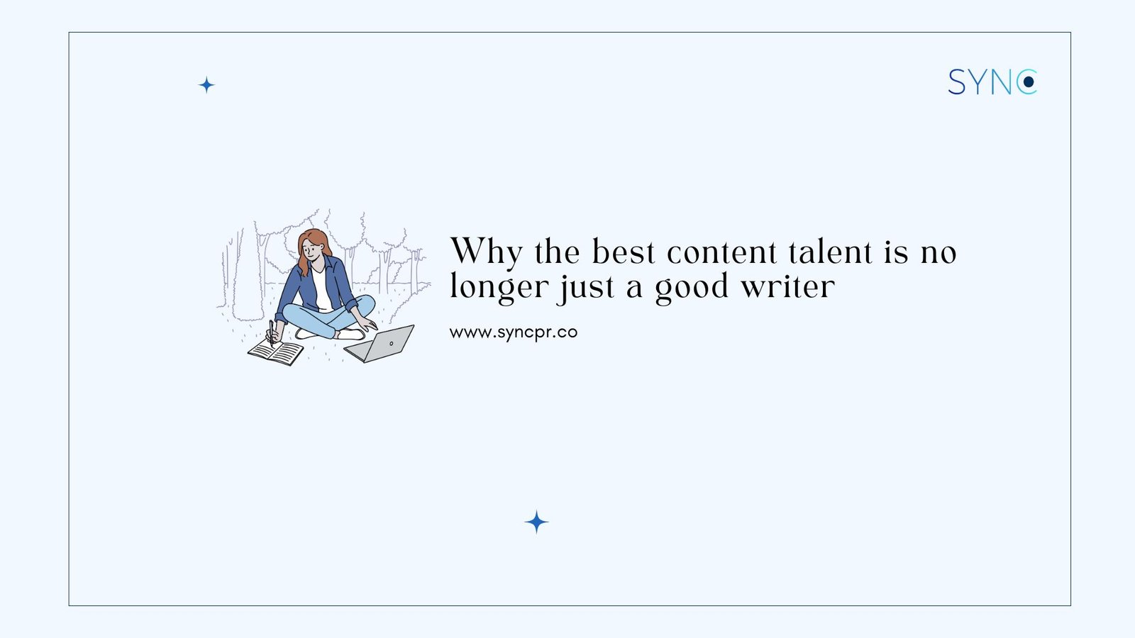 SYNC Blog banner hiring content talent in the age of AI